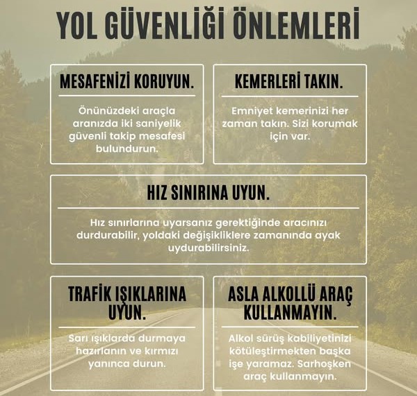 Bayram Yolunda Güvende Kalın
