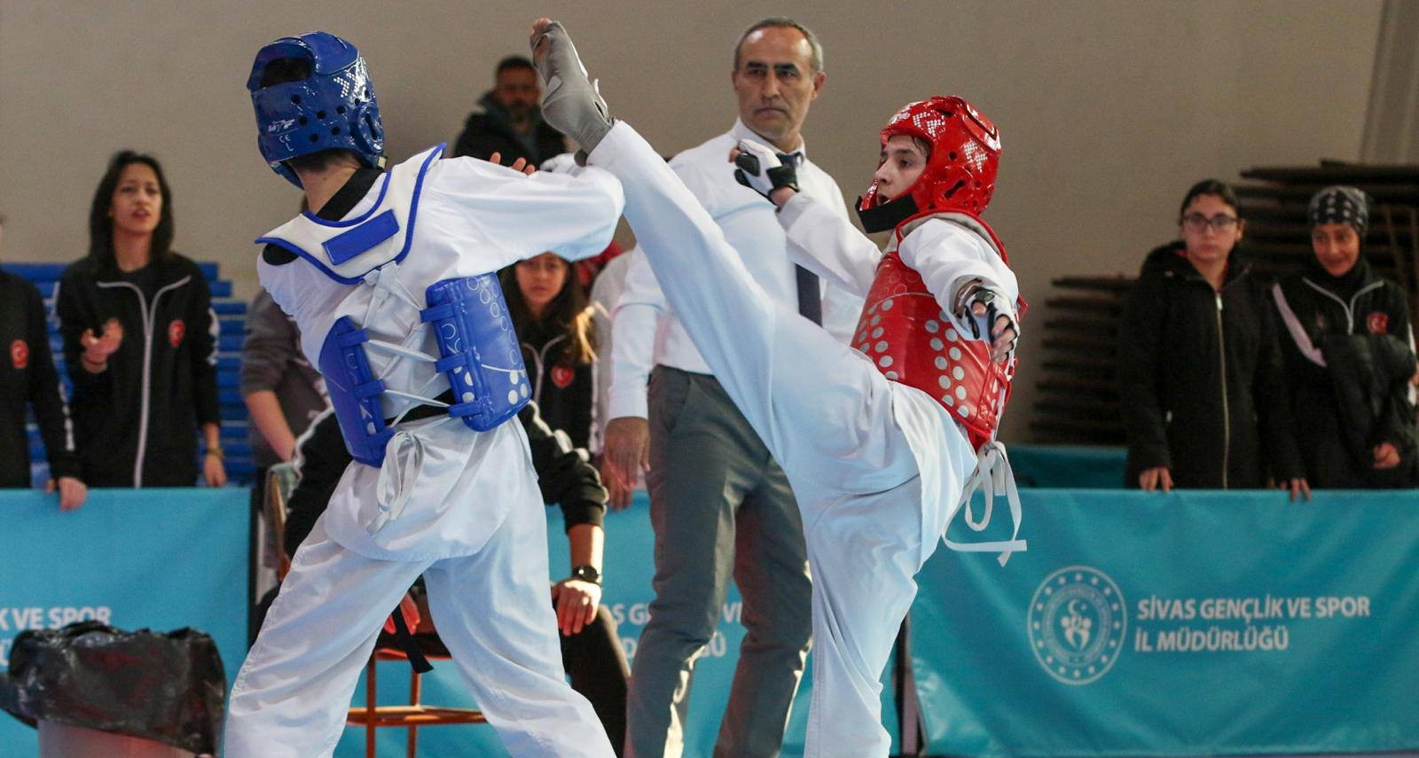 Taekwondo Orta Okullar Sivas Seçmesi Tamamlandı