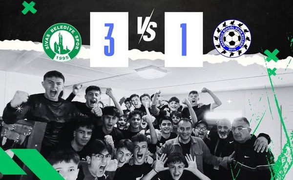 Sivas Belediyespor U-16 Takımımız Türkiye Şampiyonası’na Galibiyetle Başladı