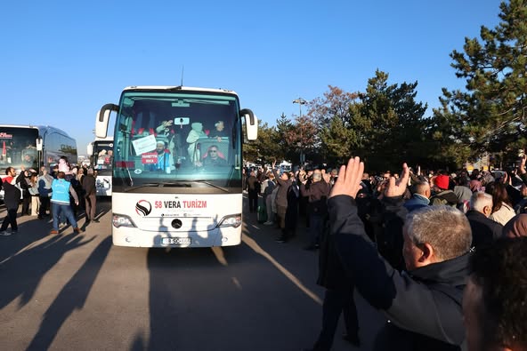 Sivas’tan Hac Yolculuğu Başladı
