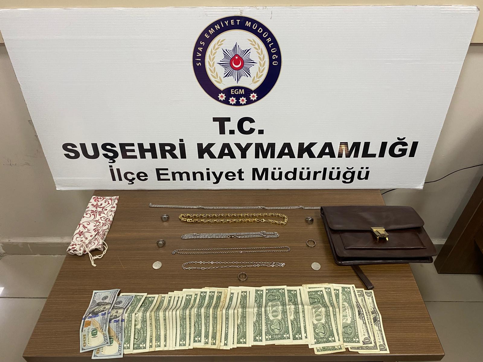 Sivas Suşehri İlçesinde Hırsızlık Olayı