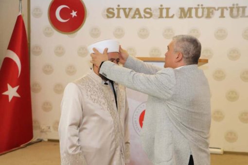 Sivas’ta İl Müftülüğünde Cübbe Devir Teslim Töreni