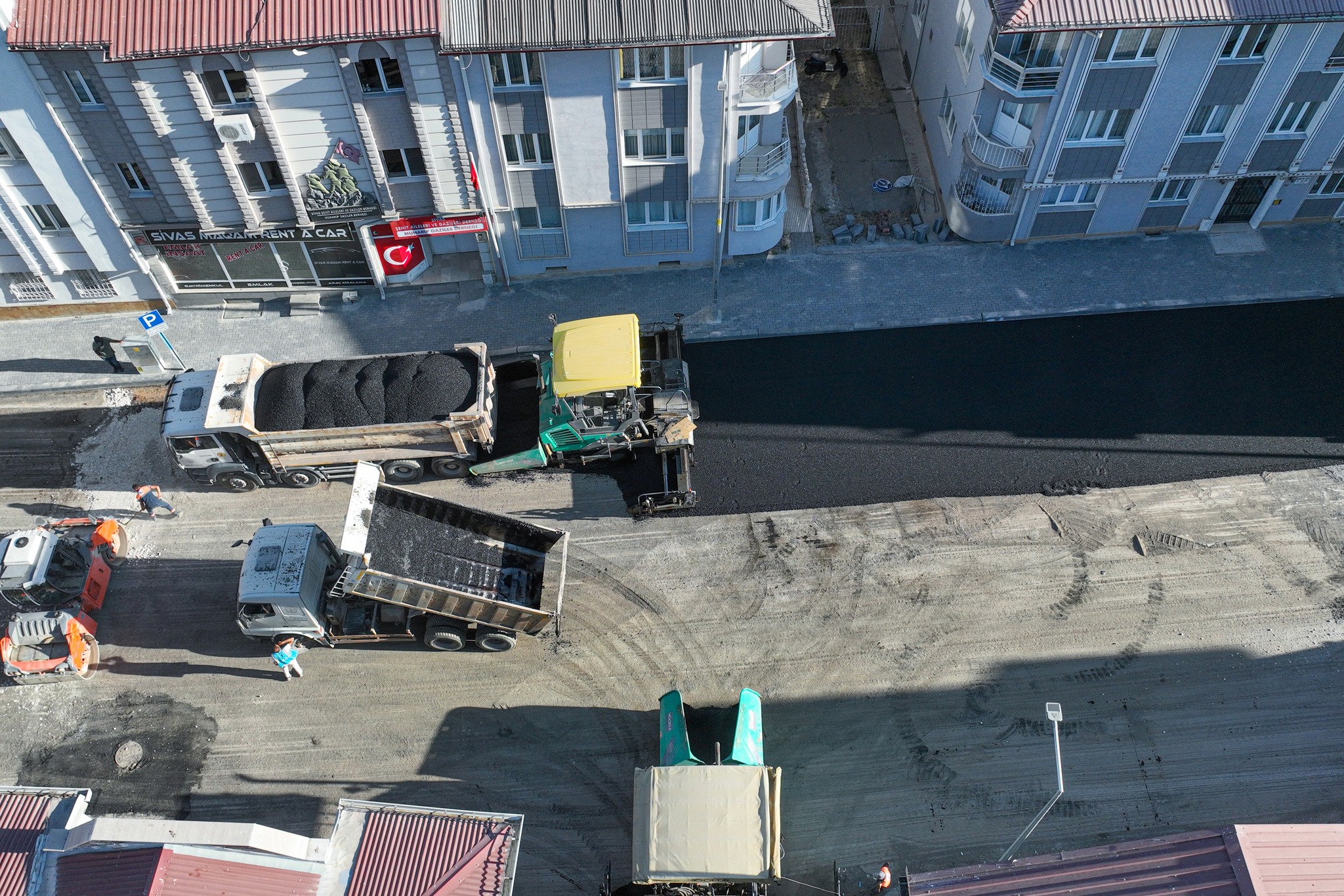 Sivas’ta Sularbaşı Mahallesi / 6-8-9-10-11-12-13-14. Sokak Yollar Yenileniyor