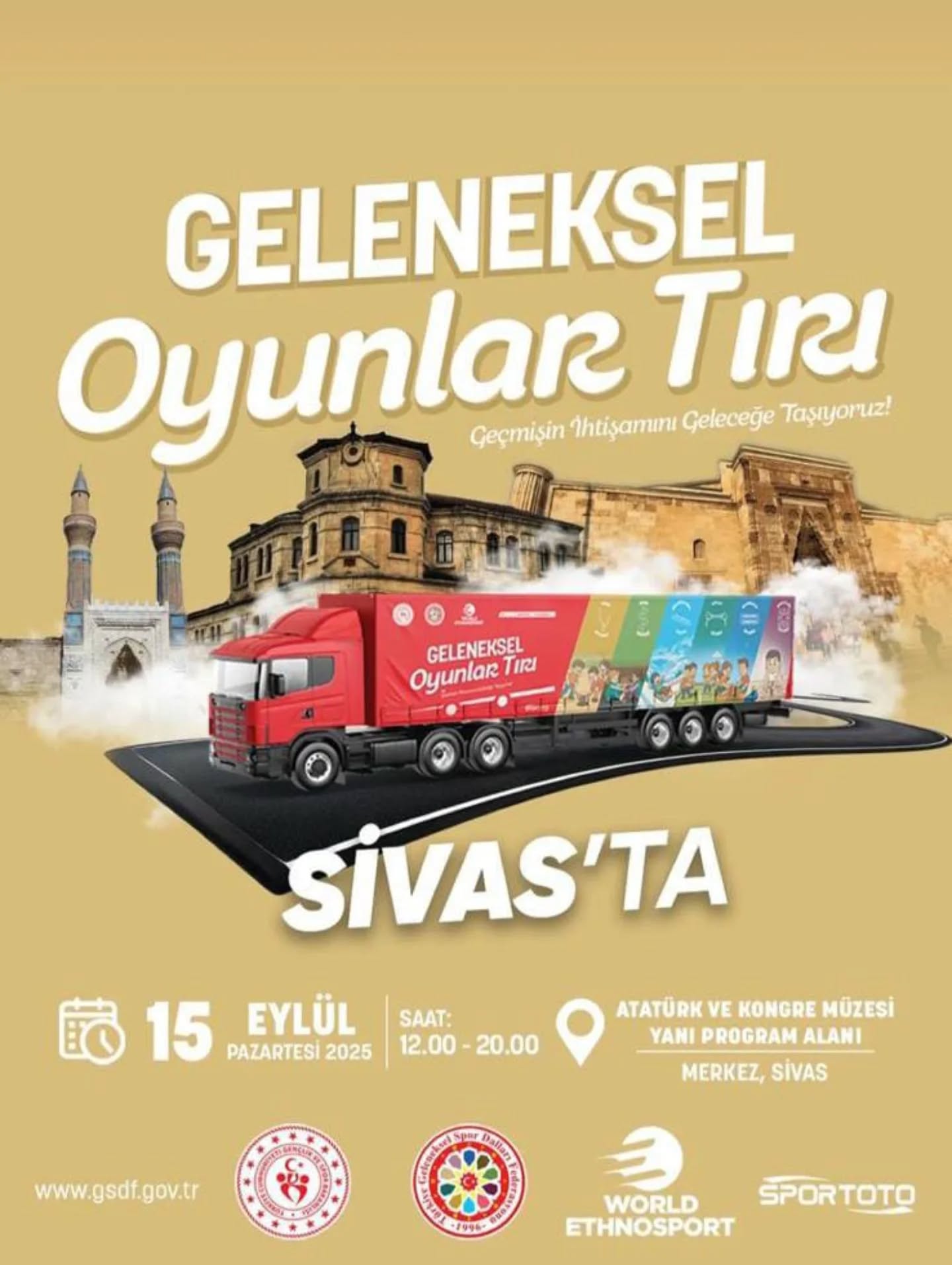 Geleneksel Oyunlar Tırı 15 Eylüde Sivas’ta
