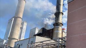 Sivas Kangal Termik Santrali’ne Baca Yangını Çıktı