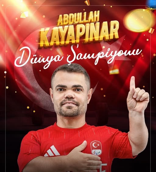 Dünya Şampiyonu Abdullah Kayapınar’ı Tebrik Ediyoruz