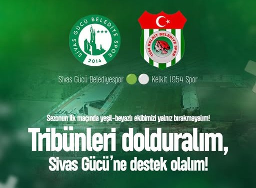 Haydi Yiğidolar Takıma Destek İçin Türübünleri Dolduralım Sivas Gücüne Destek Olalaım