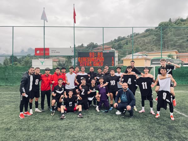U 19 Bölgesel Gelişim Liginde Giresunspor 1 SivasGücüBelediyeSpor 2