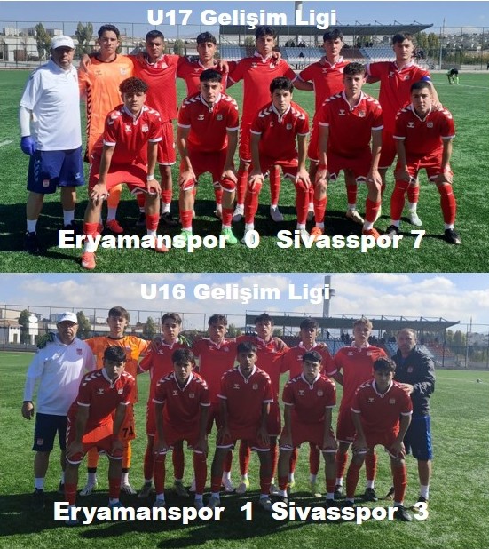 Özbelsan Sivasspor’dan Ankara’da Çifte Galibiyet