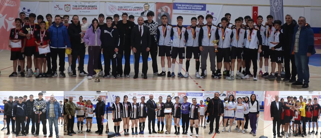 Hentbol Gençler A İl Birinciliği Müsabakaları, Mecnun Otyakmaz Spor Salonumuzda Tamamlandı.