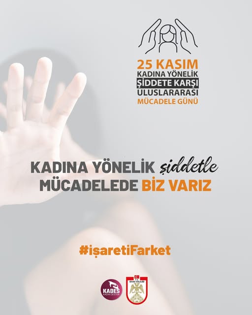 Kadına Yönelik Şiddete Karşı Her Zaman, Her Koşulda Birlikteyiz.