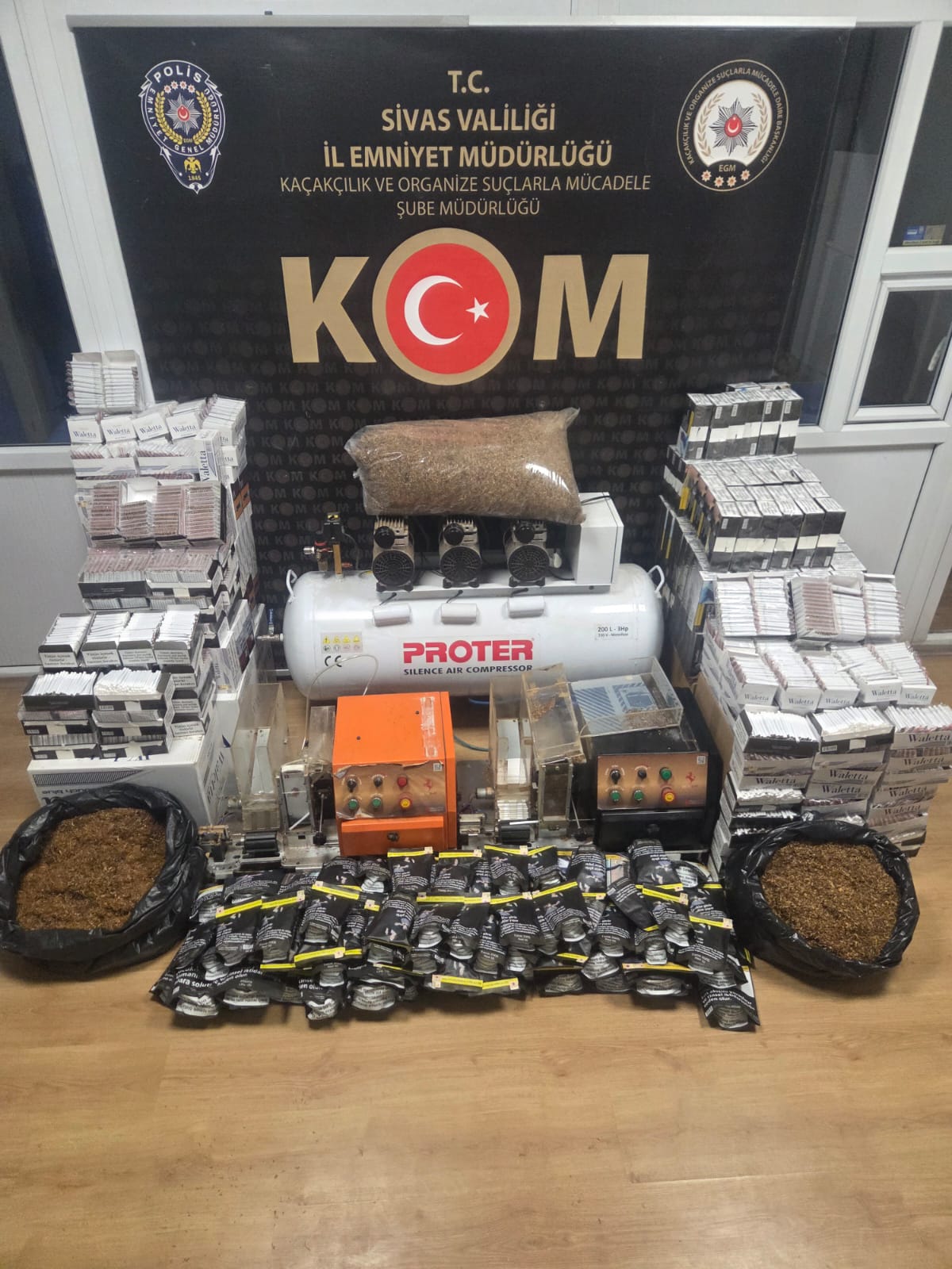 Sivas’ta Kaçakcılık