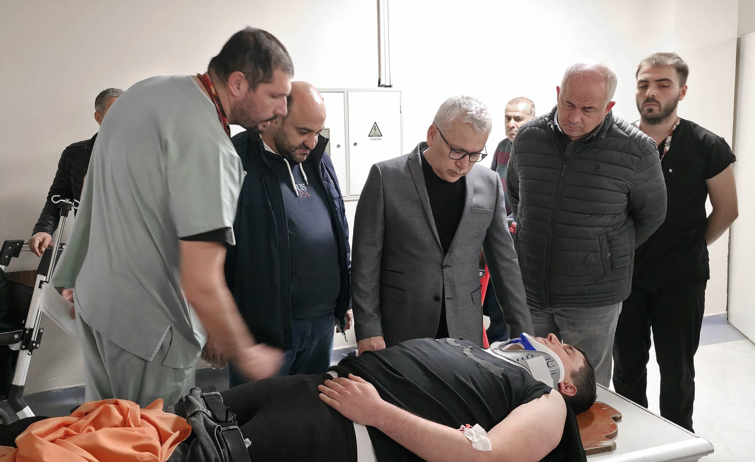 Sivas Valisi Yılmaz Şimşek, Kazazedeleri Ziyaret Etti