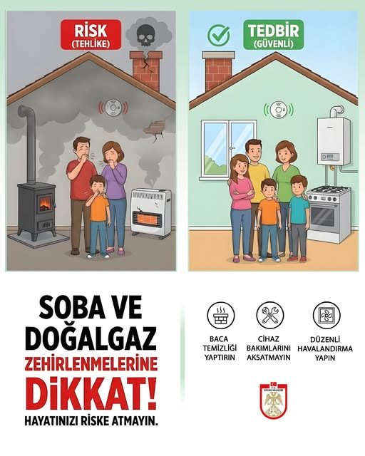 Karbonmonoksit Zehirlenmelerine Dikkat