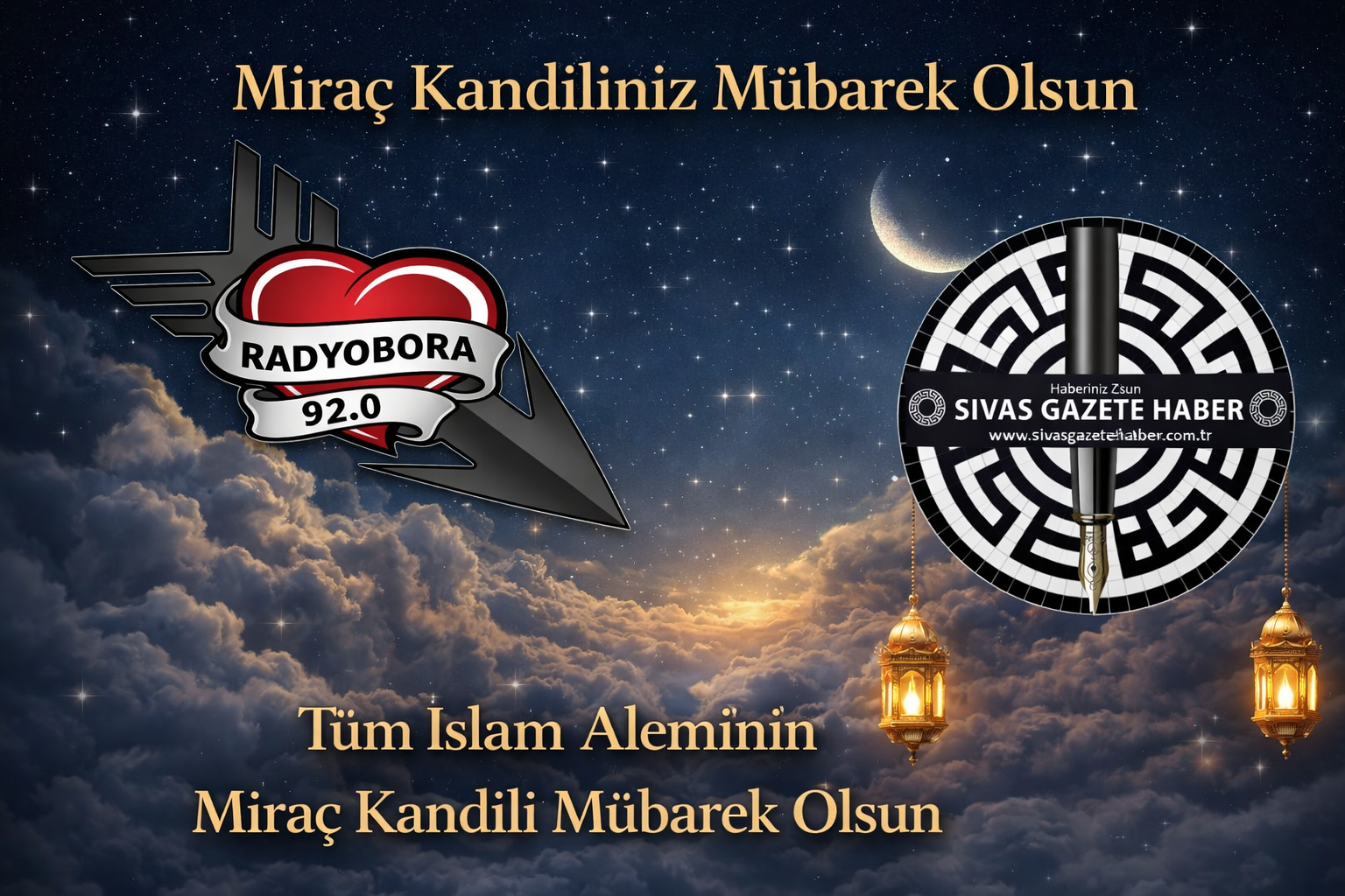 Miraç kandili kutlu Olsun