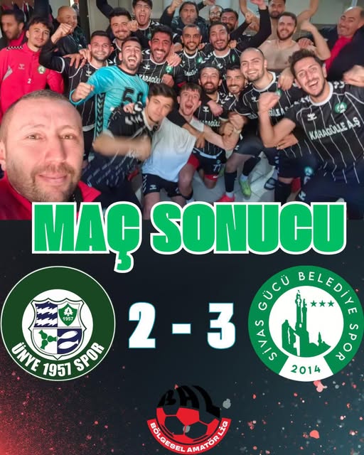 Sivas Gücü Belediyespor 3 Ünyespor 2