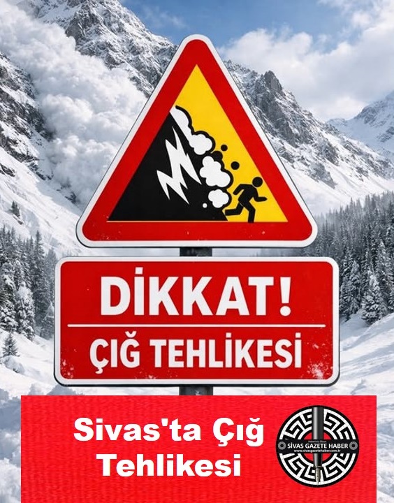 Sivas’ta Çığ Tehlikesi
