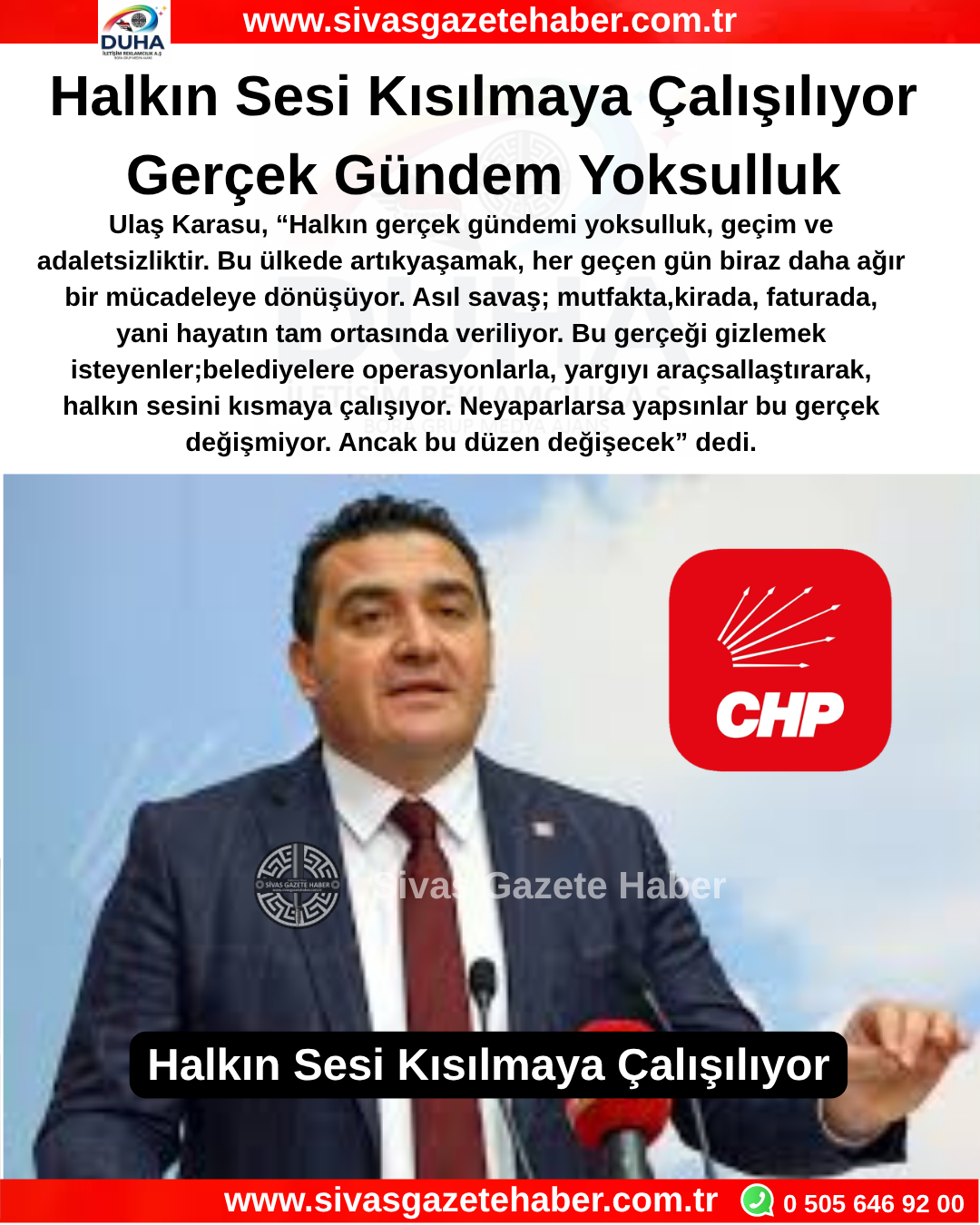 Halkın Sesi Kısılmaya Çalışılıyor Gerçek Gündem Yoksulluk