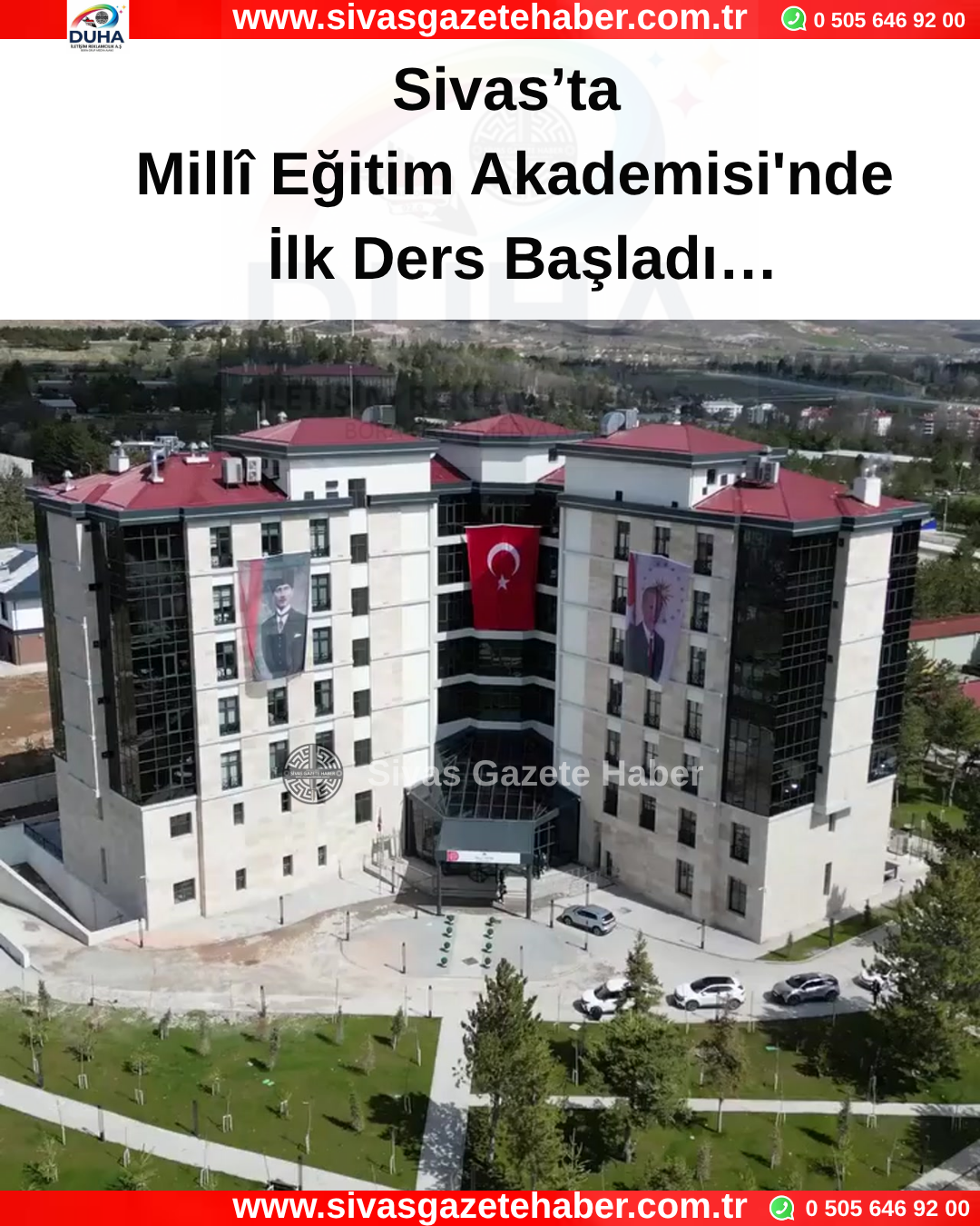 Sivas Millî Eğitim Akademisi’nde İlk Ders Başladı