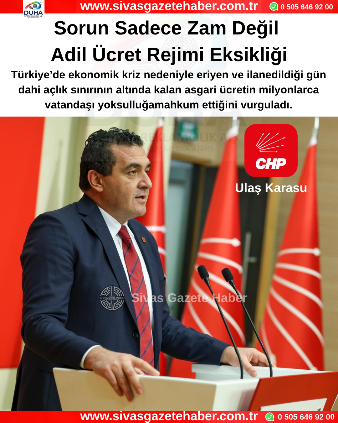 Ulaş Karasu – Sorun Sadece Zam Değil Adil Ücret Rejimi Eksikliği