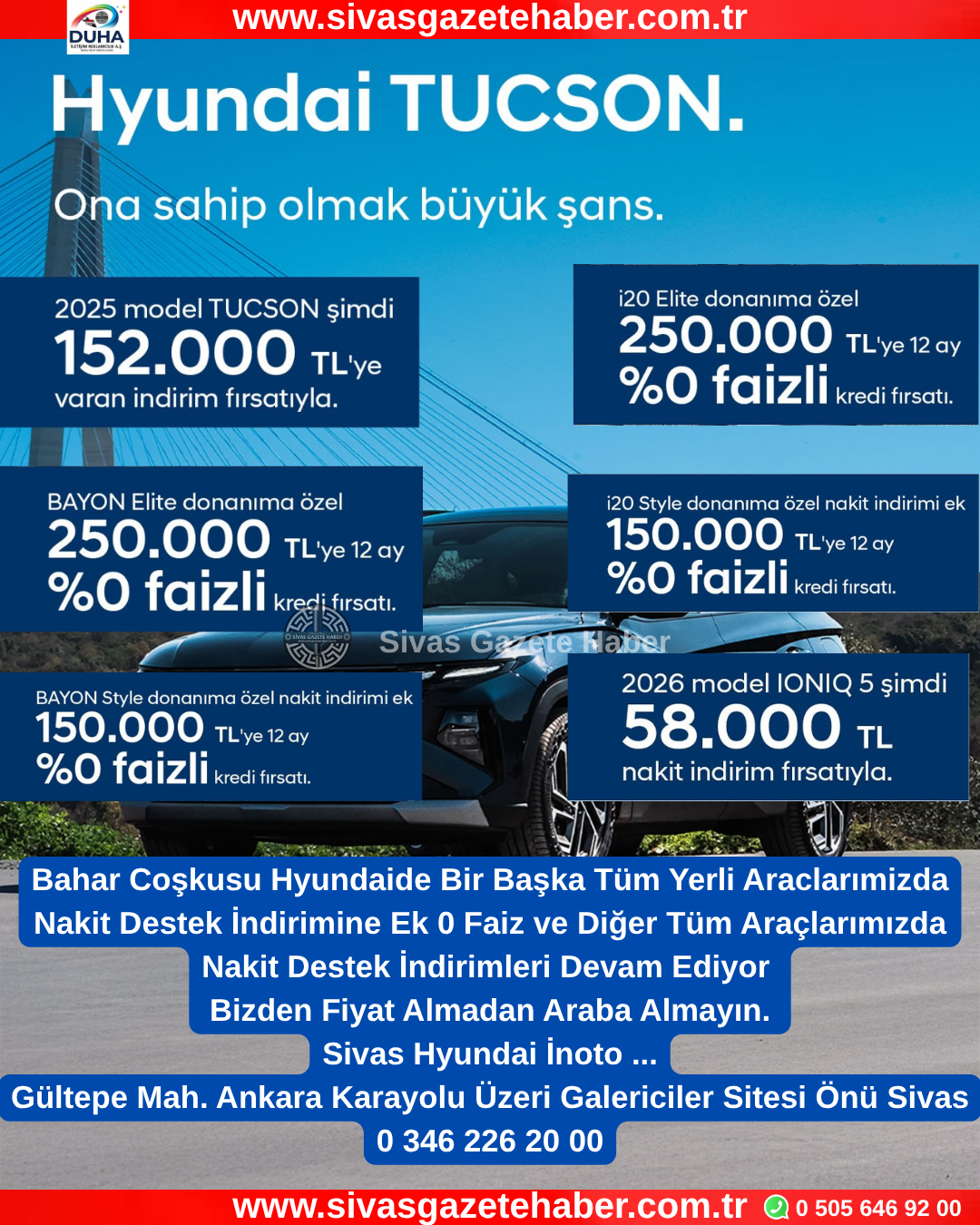 Hyundai İnoto Otomotiv Nisan 2026 Bahar Kampanyası