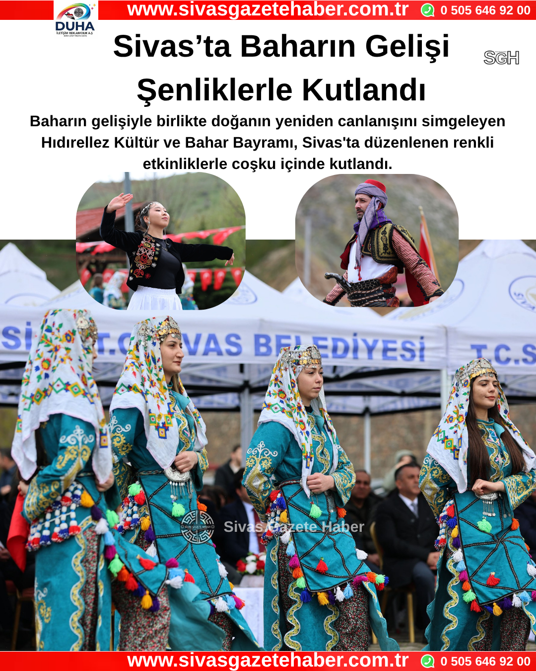 Sivas’ta Baharın Gelişi Şenliklerle Kutlandı