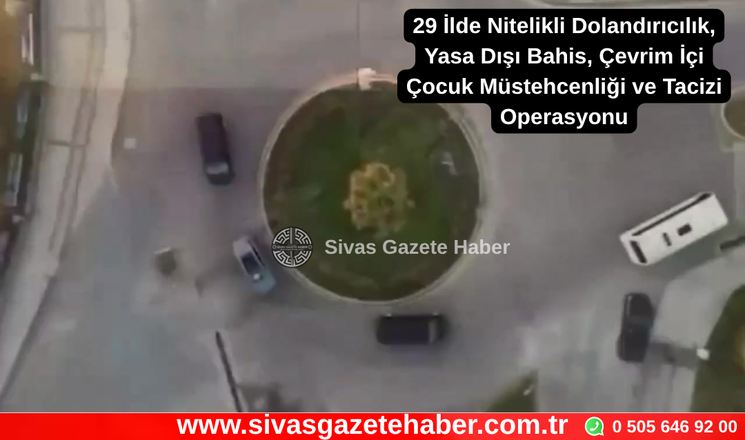29 İlde Nitelikli Dolandırıcılık, Yasa Dışı Bahis, Çevrim İçi Çocuk Müstehcenliği ve Tacizi Suçlarına Yönelik Son 6 Günde Düzenlenen Operasyonlarda 409 Şüpheli Yakalandı