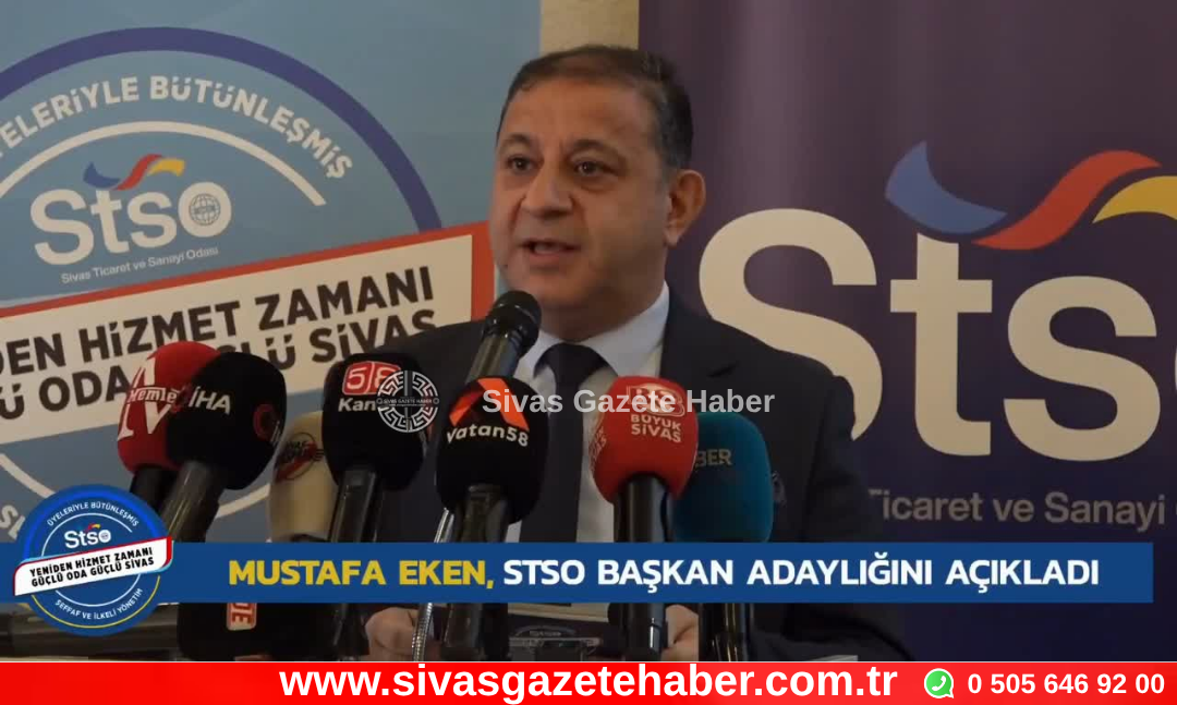 Başarılı İş İnsanı Mustafa Eken STSO Başkan Adaylığını Açıklayarak Destek Talebinde Bulundu