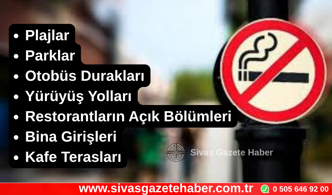 Sıgara Yasağı Gelecek Yeni Alanlar