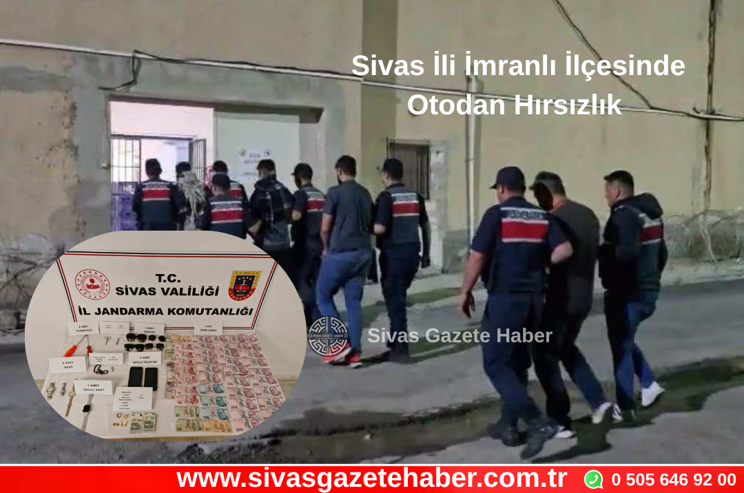 Sivas İli İmranlı İlçesinde Otodan Hırsızlık