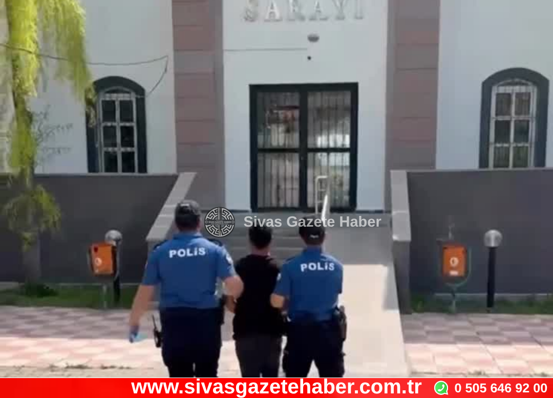 Sivas’ın Gemerek İlçesinde Hırsızlık Suçundan Aranan Sahış Yakalandı