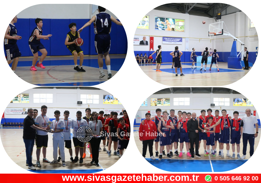 Sivas’ta Okul Sporları Gençler B Basketbol İl Birinciliği Sona Erdi
