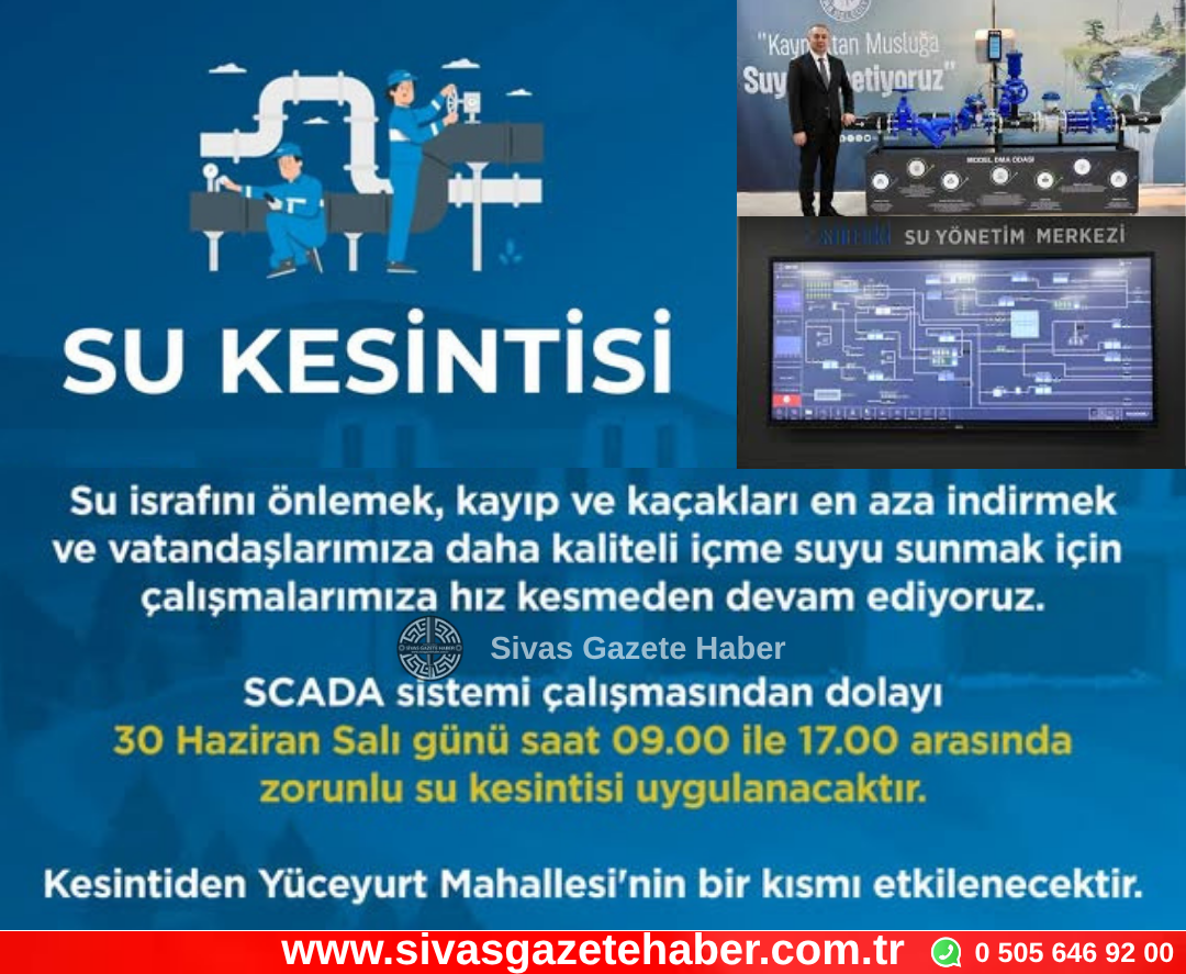 Sivas’ta Su Kesintisi