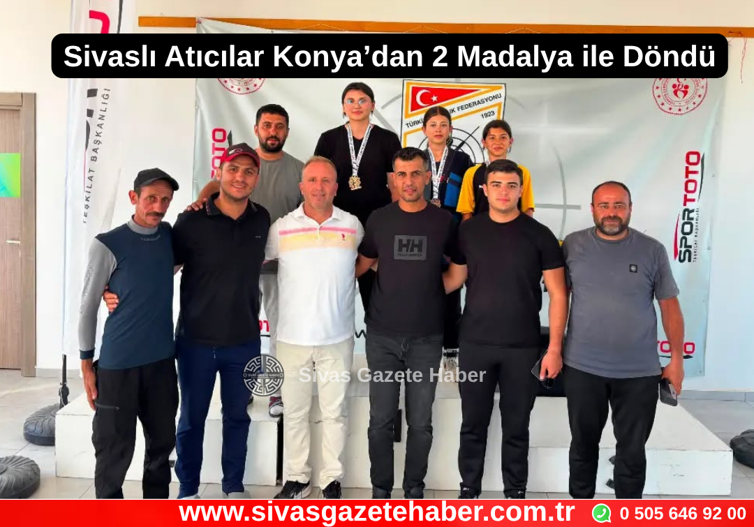 Sivaslı Atıcılardan Konya’da 2 Madalya ile Döndü